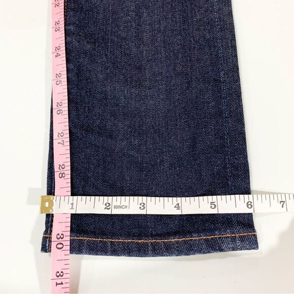 AG Adriano Goldschmied The Stevie Slim Straight Dark Wash 25R - Picture 10 of 10